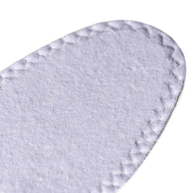 Happystep Cotton Terry Cloth Insoles, Barefoot Shoe Inserts, Sweat Absorption, Odor Control, Moisture-Wicking, Washable and Reusable, Zero Drop Shoe Insoles, 1 Pair Black and 1 Pair White (Women 7) - Image 4